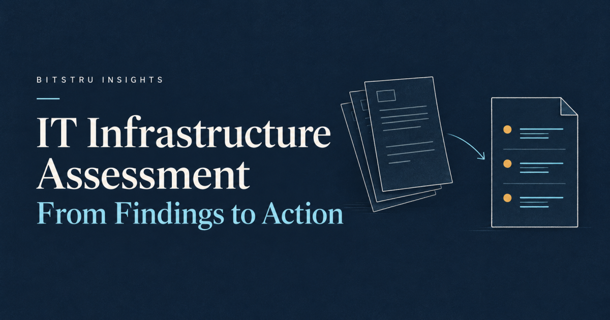 IT Infrastructure Assessment: How to Turn Findings into an Action Plan